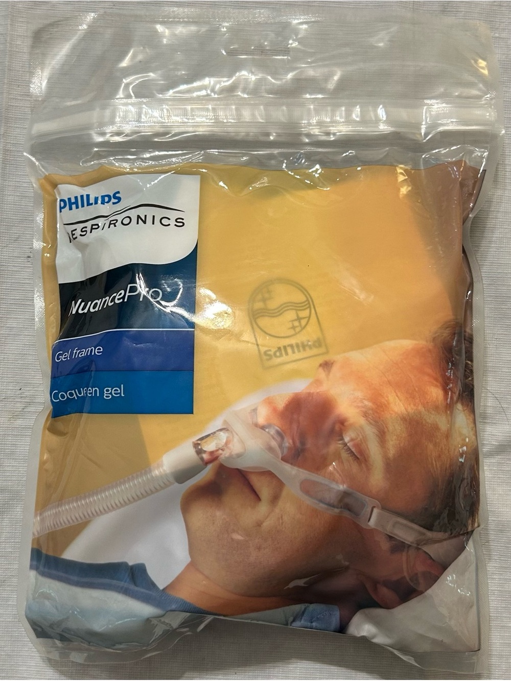 Philips Nuance Pro Gel Pillows Mask with Headgear S M L